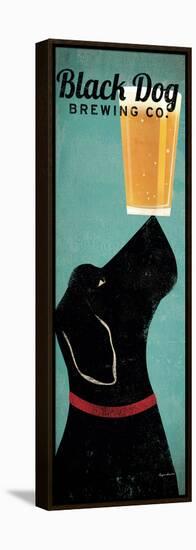 Black Dog Brewing Co.-Ryan Fowler-Framed Stretched Canvas