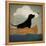 Black Dog Canoe Ride-Ryan Fowler-Framed Stretched Canvas