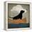 Black Dog Canoe Ride-Ryan Fowler-Framed Stretched Canvas