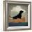 Black Dog Canoe Ride-Ryan Fowler-Framed Art Print