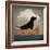 Black Dog Canoe Ride-Ryan Fowler-Framed Art Print