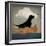 Black Dog Canoe Ride-Ryan Fowler-Framed Art Print