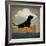 Black Dog Canoe Ride-Ryan Fowler-Framed Art Print