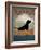 Black Dog Canoe-Ryan Fowler-Framed Art Print