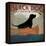 Black Dog Canoe-Ryan Fowler-Framed Stretched Canvas