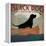 Black Dog Canoe-Ryan Fowler-Framed Stretched Canvas