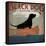 Black Dog Canoe-Ryan Fowler-Framed Stretched Canvas