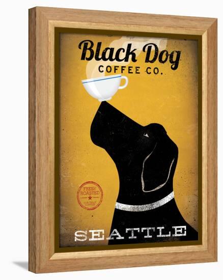 Black Dog Coffee Co Seattle-Ryan Fowler-Framed Stretched Canvas