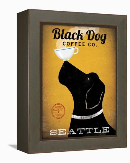 Black Dog Coffee Co Seattle-Ryan Fowler-Framed Stretched Canvas