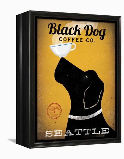 Black Dog Coffee Co Seattle-Ryan Fowler-Framed Stretched Canvas