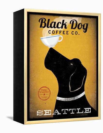 Black Dog Coffee Co Seattle-Ryan Fowler-Framed Stretched Canvas