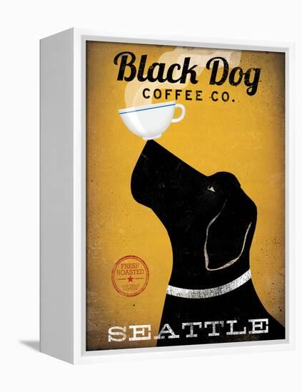 Black Dog Coffee Co Seattle-Ryan Fowler-Framed Stretched Canvas