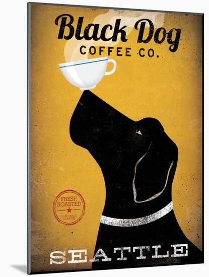 Black Dog Coffee Co Seattle-Ryan Fowler-Mounted Art Print