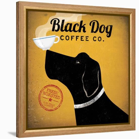 Black Dog Coffee Co-Ryan Fowler-Framed Stretched Canvas