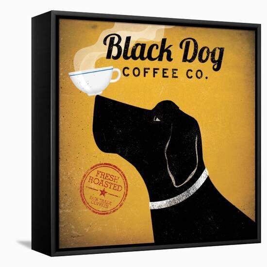 Black Dog Coffee Co-Ryan Fowler-Framed Stretched Canvas