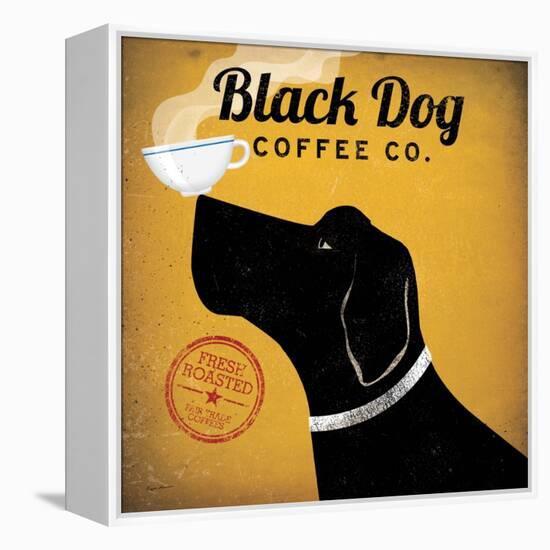 Black Dog Coffee Co-Ryan Fowler-Framed Stretched Canvas