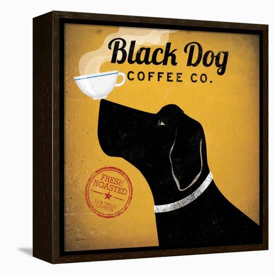 Black Dog Coffee Co-Ryan Fowler-Framed Stretched Canvas