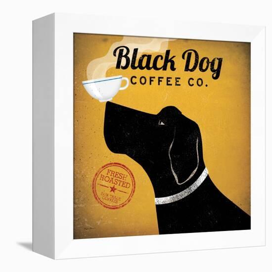 Black Dog Coffee Co-Ryan Fowler-Framed Stretched Canvas