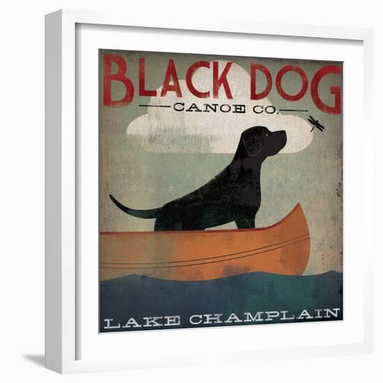 Black Dog Lake Champlain-Ryan Fowler-Framed Art Print