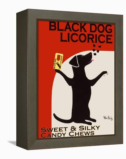 Black Dog Licorice-Ken Bailey-Framed Premier Image Canvas