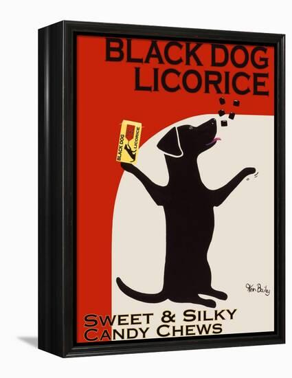 Black Dog Licorice-Ken Bailey-Framed Premier Image Canvas