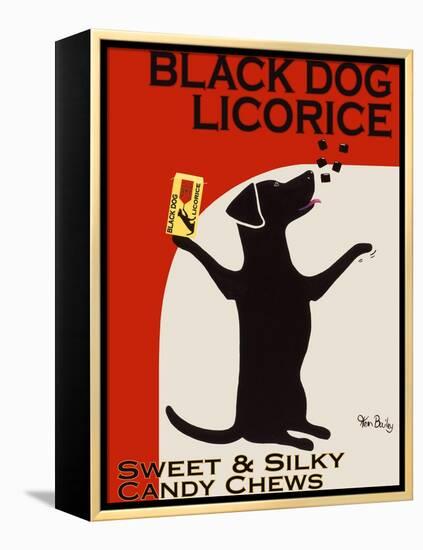 Black Dog Licorice-Ken Bailey-Framed Premier Image Canvas