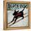 Black Dog Ski-Ryan Fowler-Framed Stretched Canvas