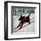 Black Dog Ski-Ryan Fowler-Framed Art Print