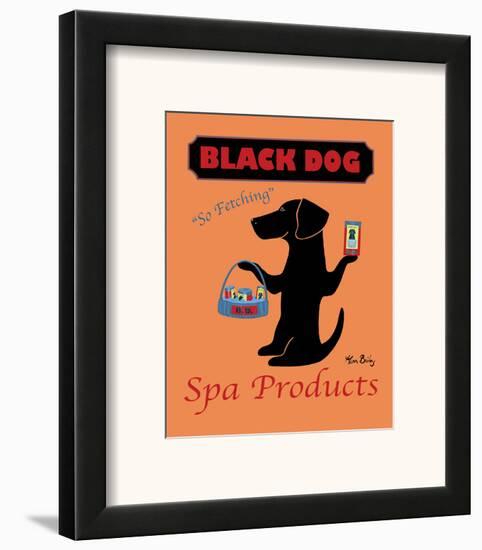 Black Dog Spa-Ken Bailey-Framed Art Print