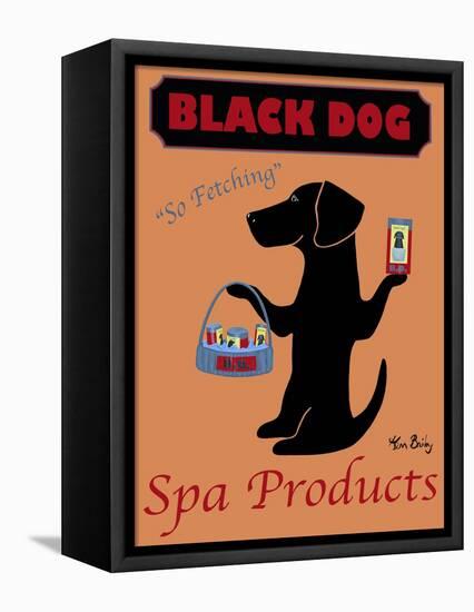 Black Dog Spa-Ken Bailey-Framed Premier Image Canvas