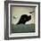 Black Dog Swim-Ryan Fowler-Framed Art Print