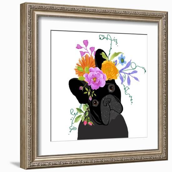 Black Dog-Edith Jackson-Framed Art Print