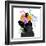 Black Dog-Edith Jackson-Framed Art Print