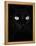 Black Domestic Cat, Eyes with Pupils Closed in Bright Light-Jane Burton-Framed Premier Image Canvas