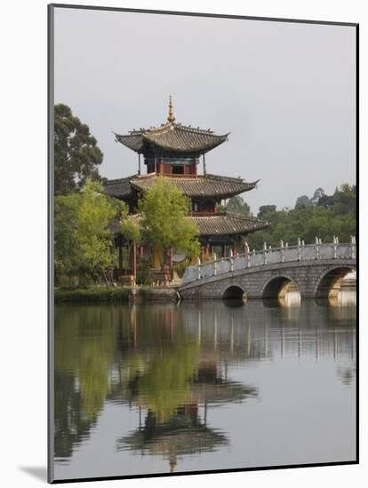 Black Dragon Pool Park, Lijiang, Yunnan Province, China, Asia-Angelo Cavalli-Mounted Photographic Print