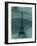 Black Eiffel Tower Paris in Light Green-Victoria Hues-Framed Giclee Print