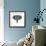 Black Elephant Polygon-Lisa Kroll-Framed Premium Giclee Print displayed on a wall