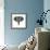 Black Elephant Polygon-Lisa Kroll-Framed Art Print displayed on a wall