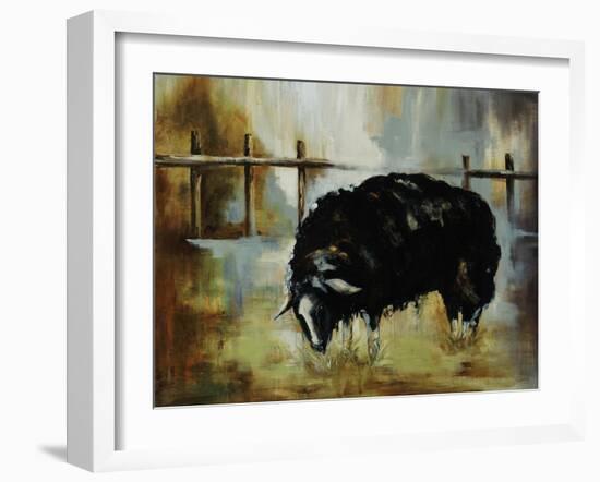 Black Ewe-Rikki Drotar-Framed Giclee Print