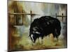 Black Ewe-Rikki Drotar-Mounted Giclee Print