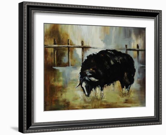 Black Ewe-Rikki Drotar-Framed Giclee Print