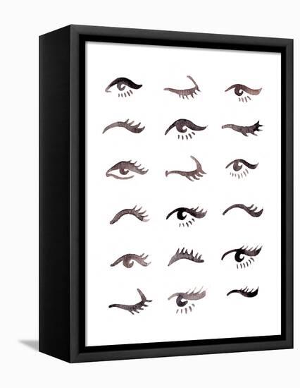 Black Eyes-Cat Coquillette-Framed Premier Image Canvas