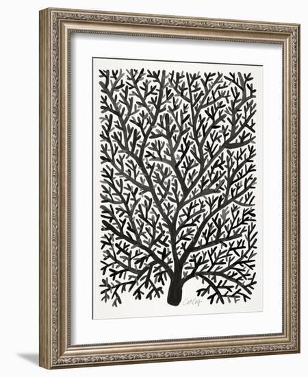 Black Fan Coral-Cat Coquillette-Framed Giclee Print