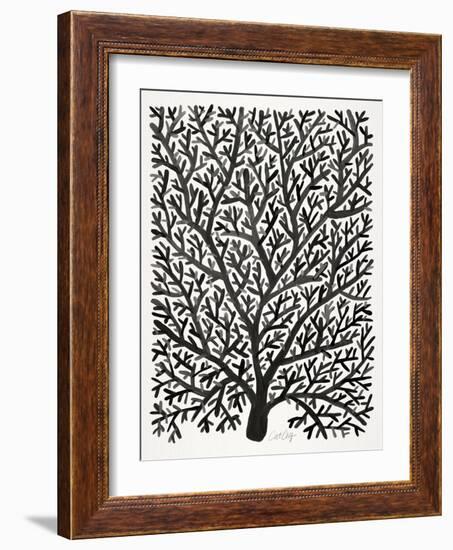 Black Fan Coral-Cat Coquillette-Framed Giclee Print