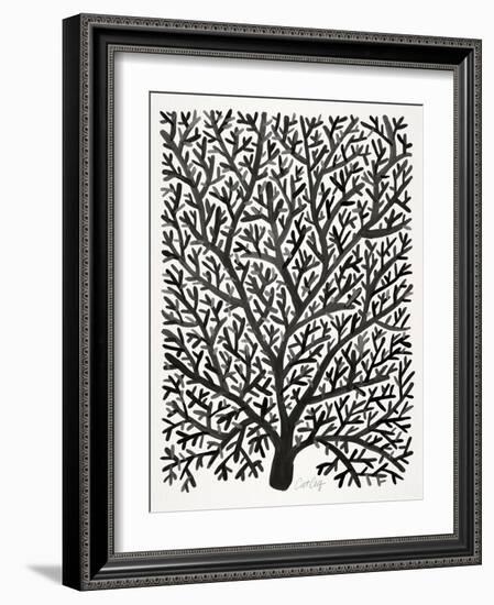 Black Fan Coral-Cat Coquillette-Framed Giclee Print
