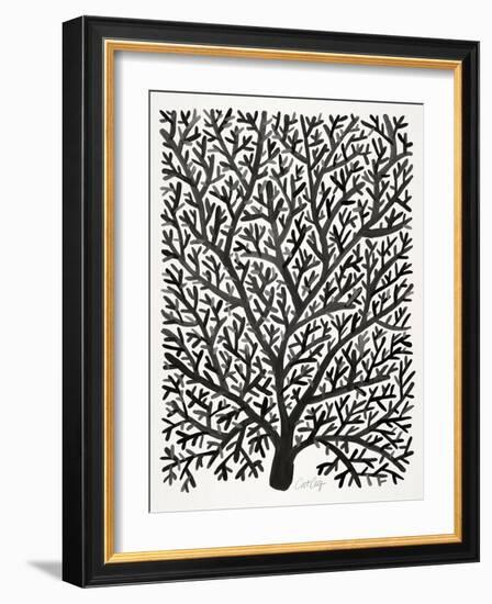 Black Fan Coral-Cat Coquillette-Framed Giclee Print