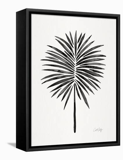 Black Fan Palm-Cat Coquillette-Framed Stretched Canvas