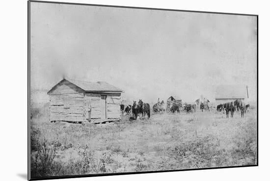 Black Farmers In Oklahoma-George F. Gibbs-Mounted Art Print