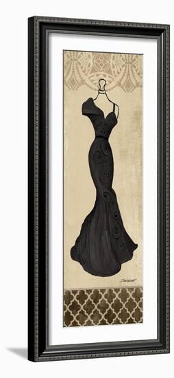 Black Fashion Dress III-Todd Williams-Framed Photographic Print