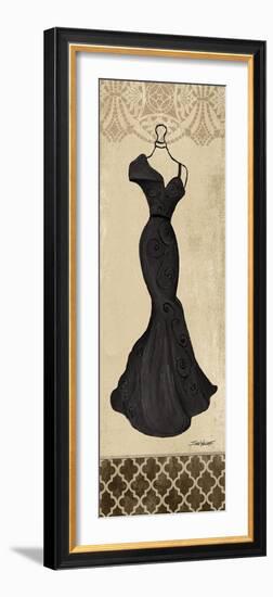 Black Fashion Dress III-Todd Williams-Framed Photographic Print